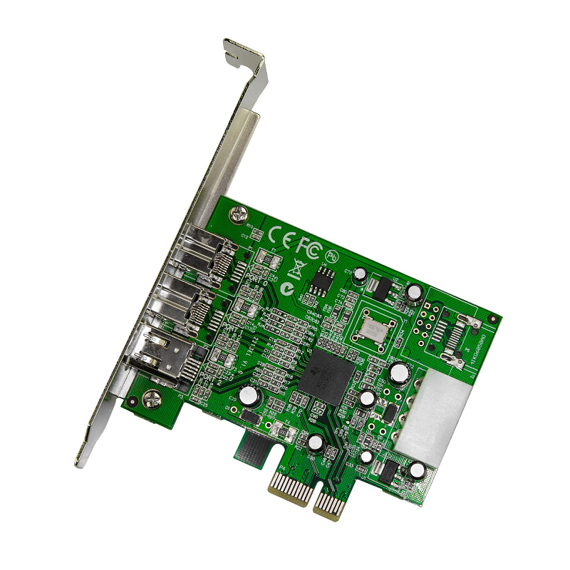 StarTech PEX1394B3 3 Port 2b 1a 1394 PCI Express FireWire Card Adapter